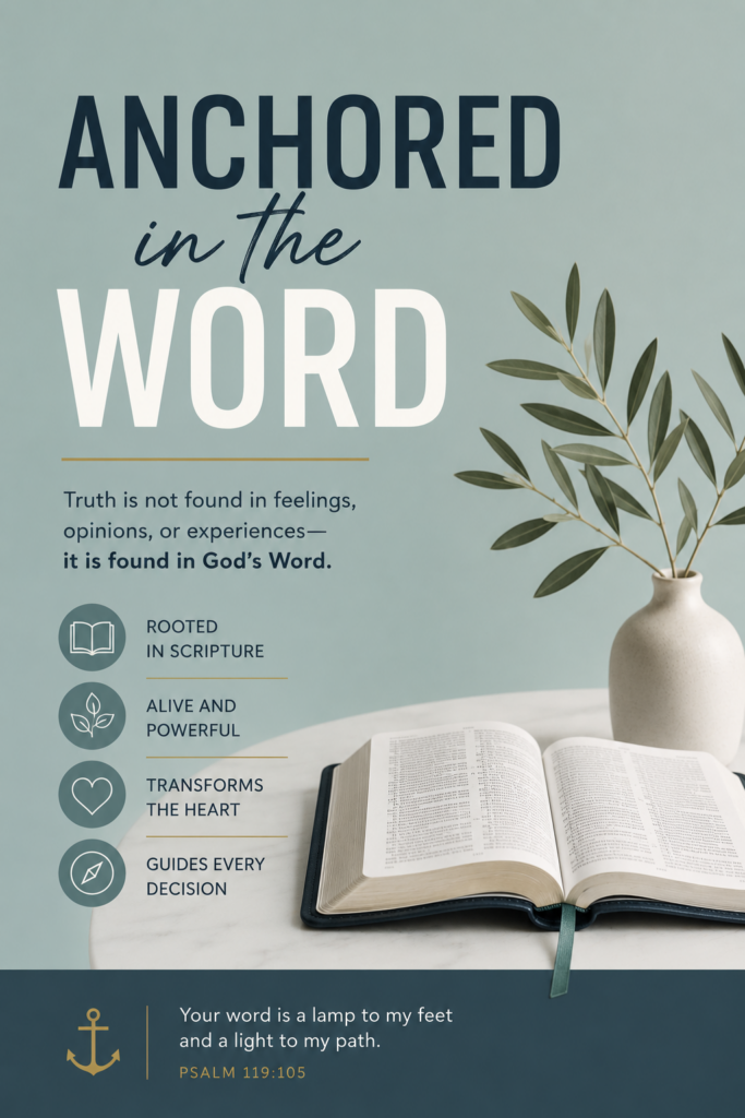 Anchored in the Word
